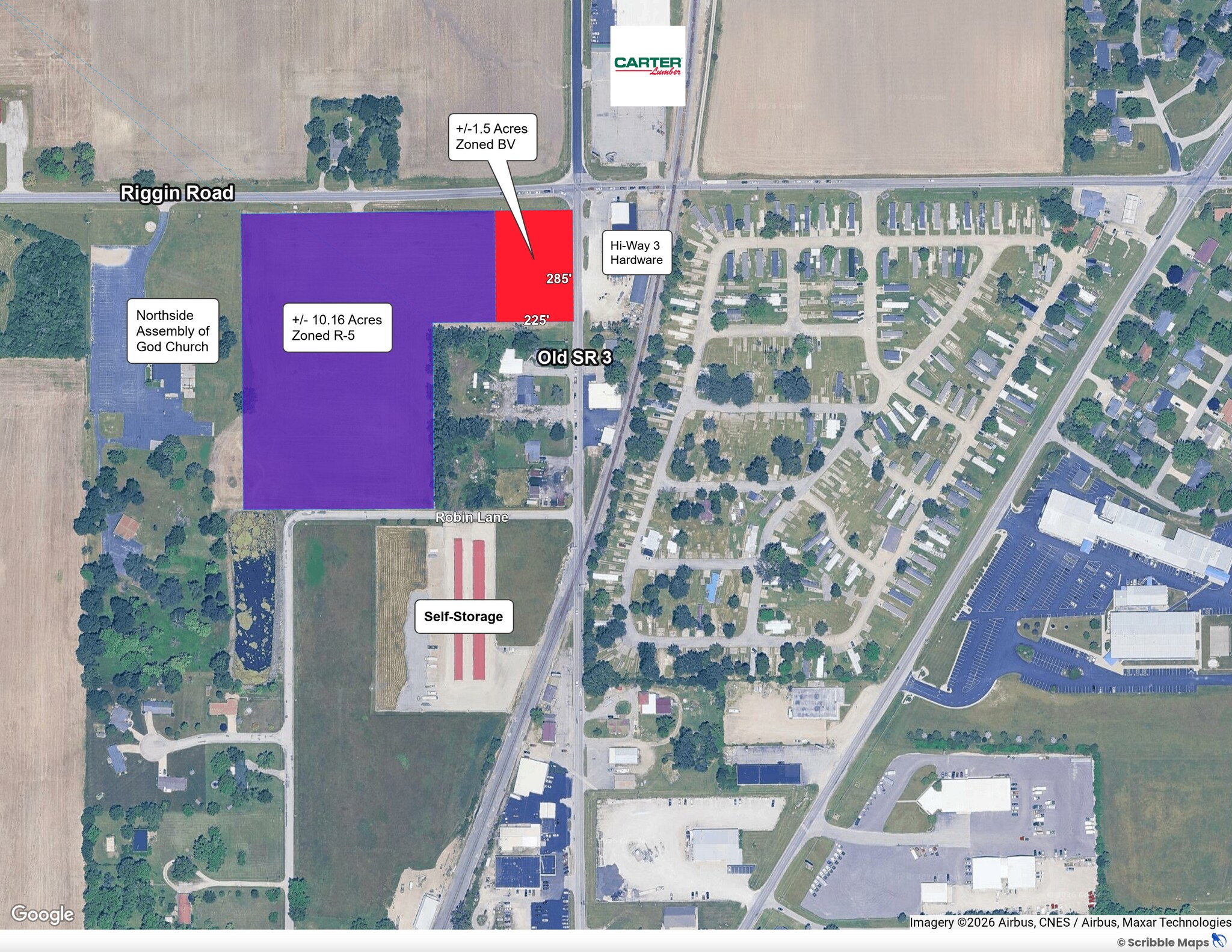 4703 N State Road 3, Muncie, IN à vendre Photo principale- Image 1 de 2