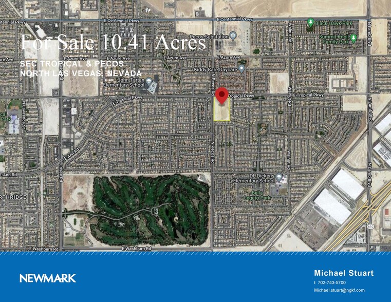 TROPICAL & PECOS, North Las Vegas, NV for sale - Aerial - Image 1 of 1