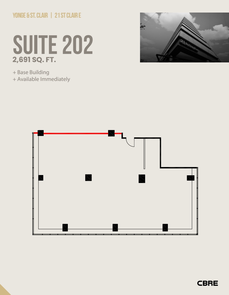 21 St Clair Ave E, Toronto, ON for lease Floor Plan- Image 1 of 1