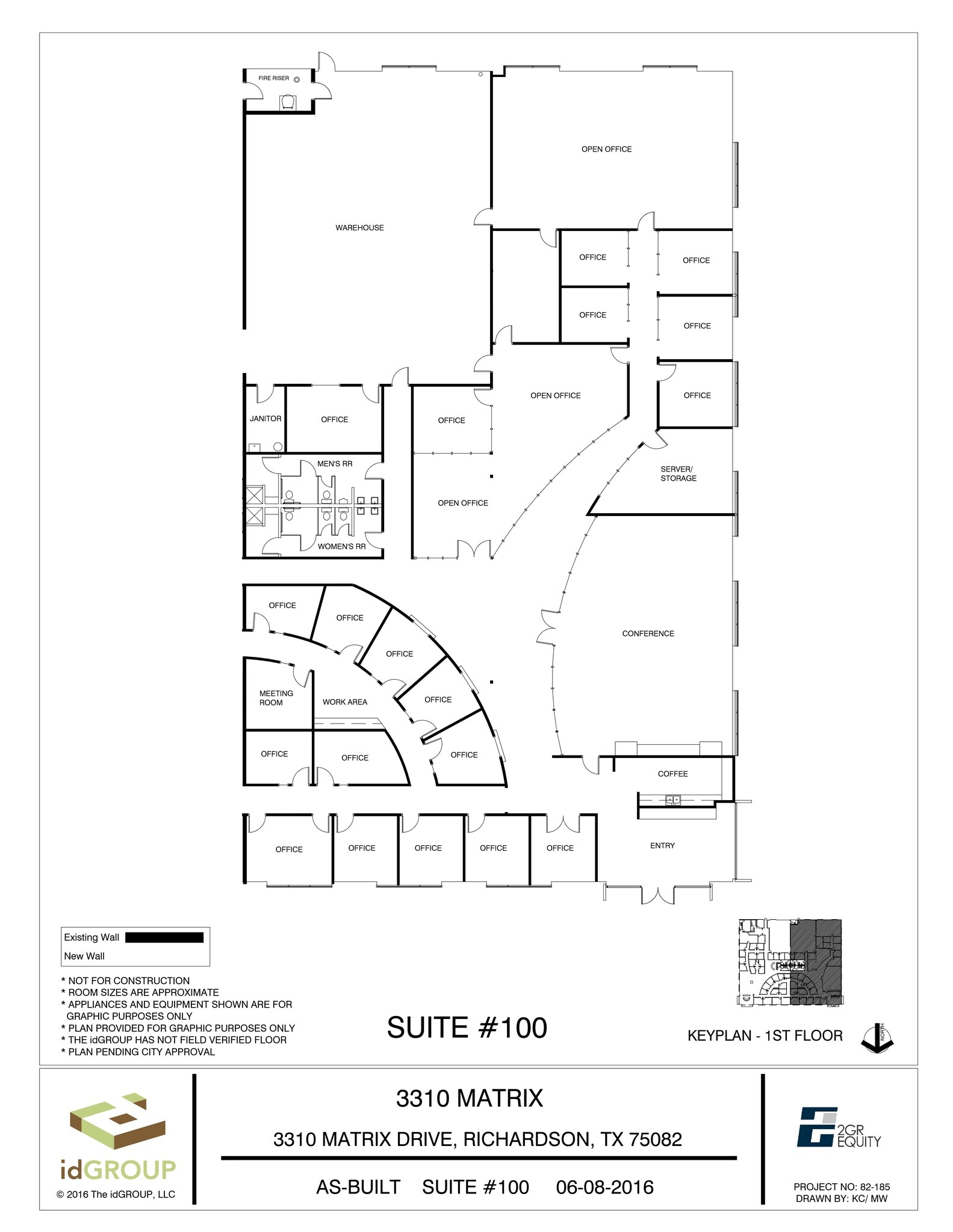 3310 Matrix Dr, Richardson, TX for lease Site Plan- Image 1 of 1