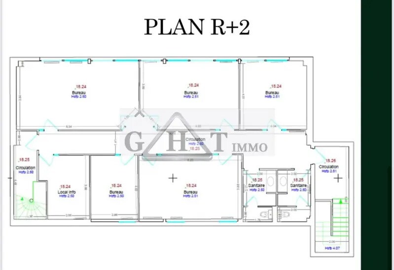 Office in Nanterre for lease - Floor Plan - Image 1 of 1