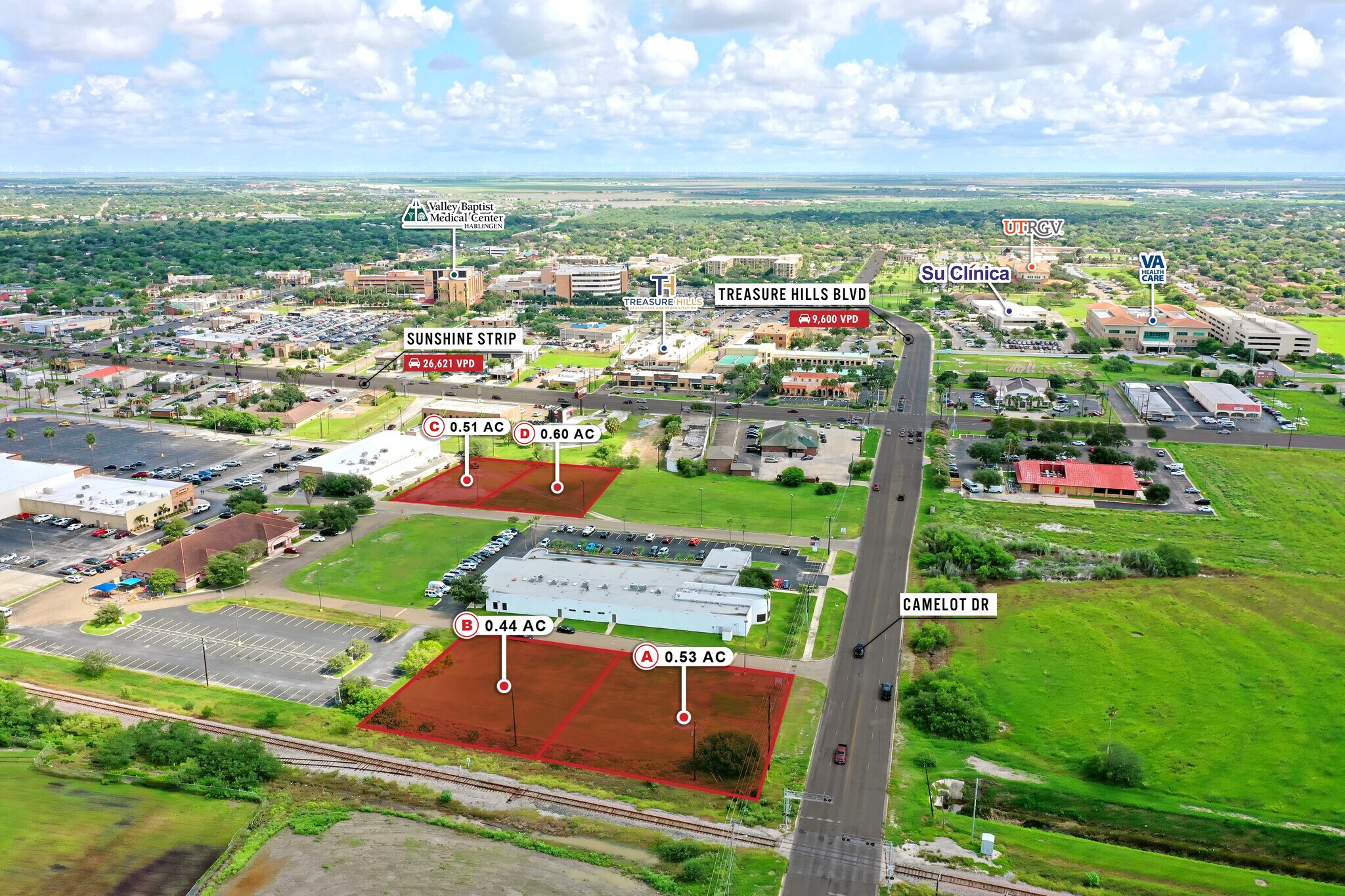 Camelot Dr, Harlingen, TX à vendre Aérien- Image 1 de 7
