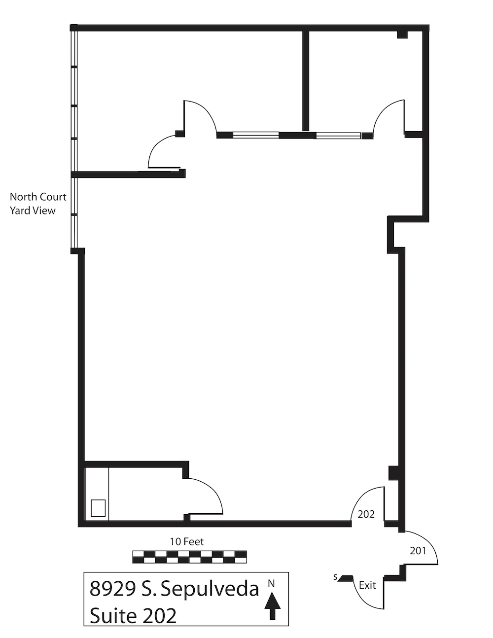 8929-8939 S Sepulveda Blvd, Los Angeles, CA for lease Floor Plan- Image 1 of 2