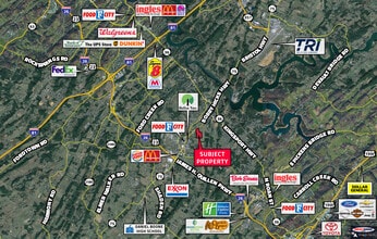 Bobby Hicks Highway Hwy, Gray, TN - Aérien  Vue de la carte