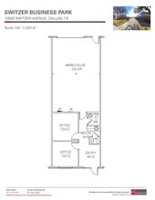 10930 Switzer Ave, Dallas, TX for lease Floor Plan- Image 1 of 1