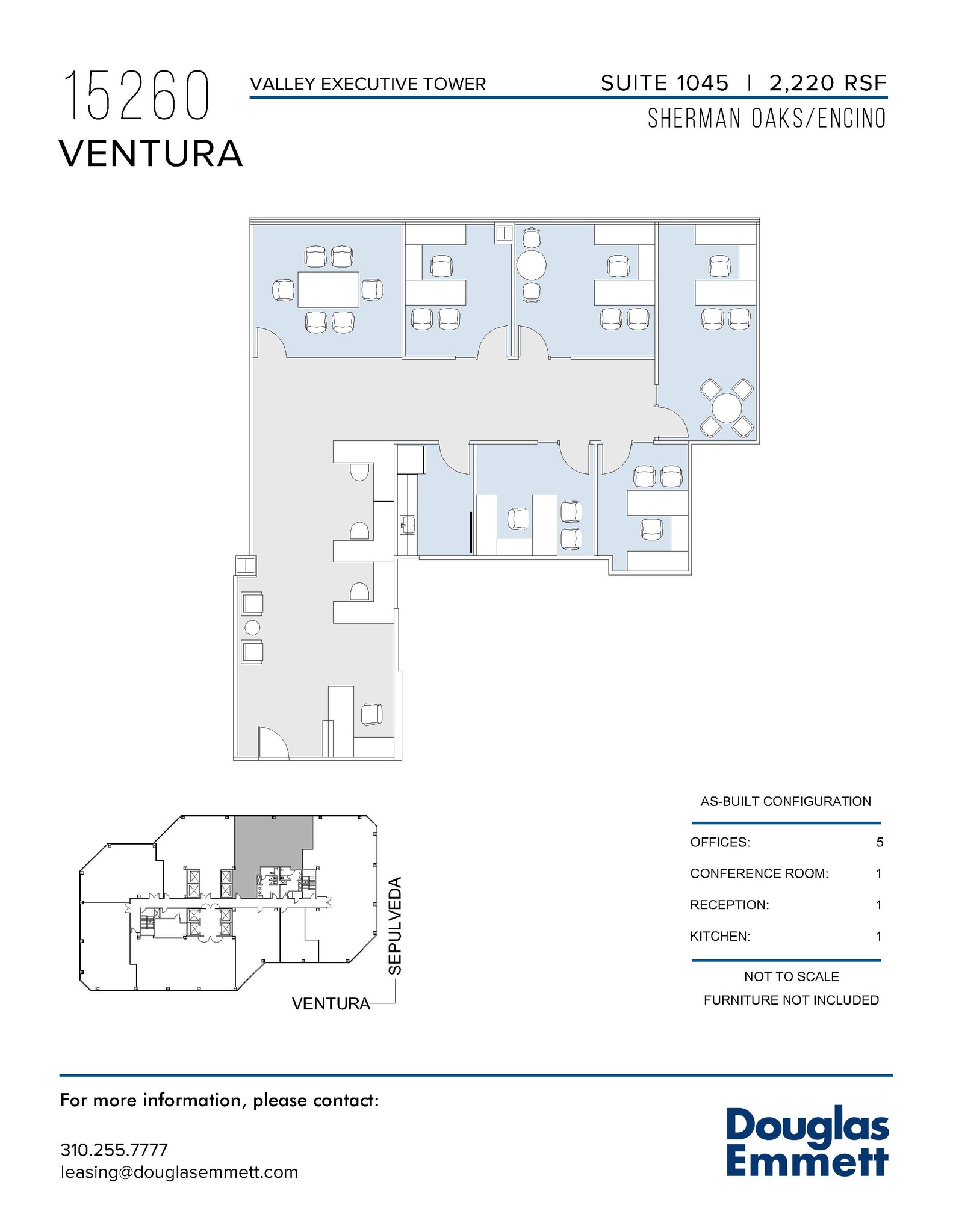 15260 Ventura Blvd, Sherman Oaks, CA à louer Plan d’étage- Image 1 de 1