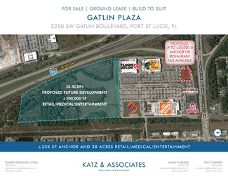 Plus de détails pour 2250 SW Gatlin Blvd, Port Saint Lucie, FL - Terrain à louer