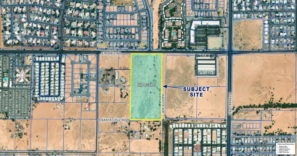 SW Rodeo Rd & Kadota Ave, Casa Grande, AZ à vendre - Aérien - Image 2 de 4
