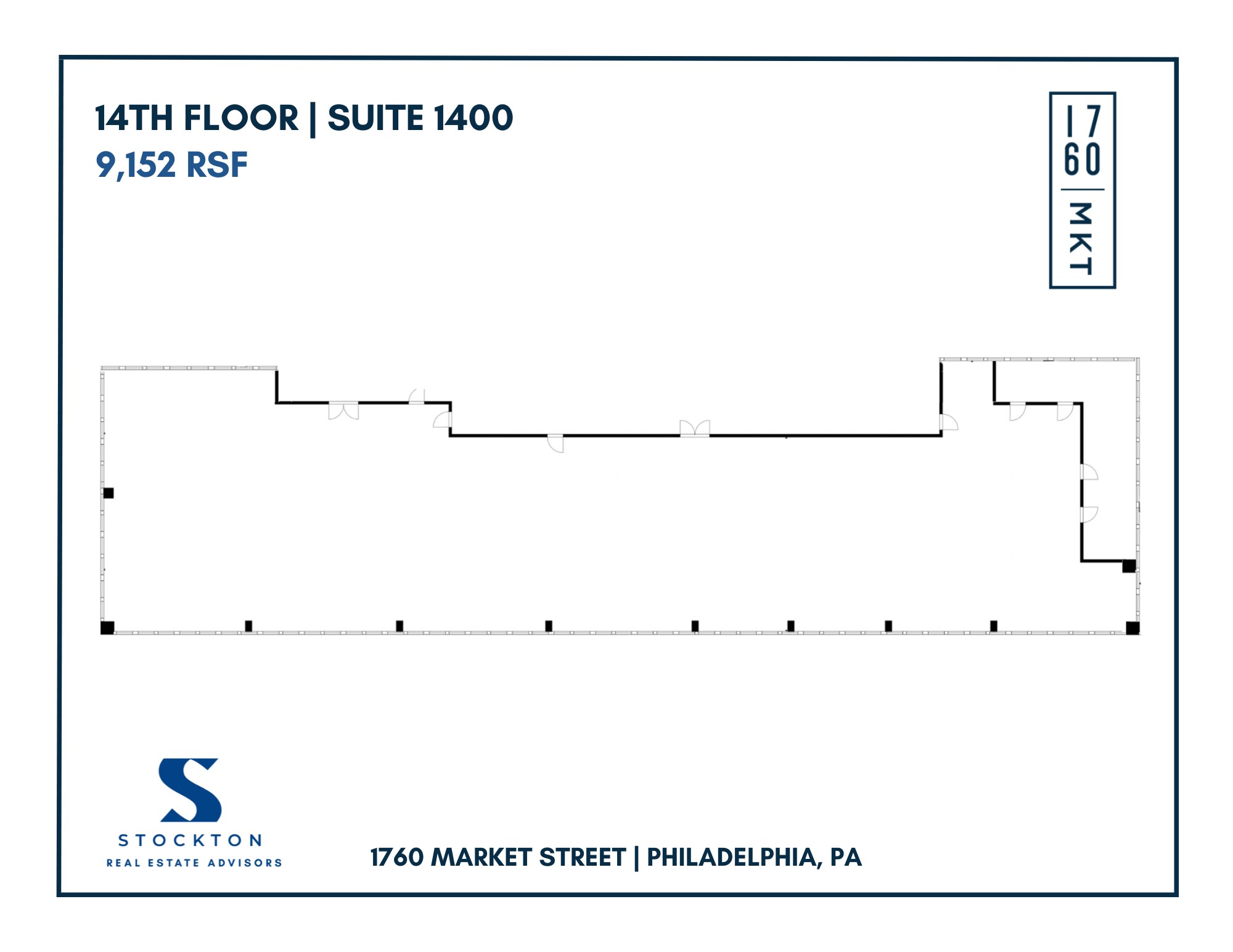1760 Market St, Philadelphia, PA for lease Floor Plan- Image 1 of 3