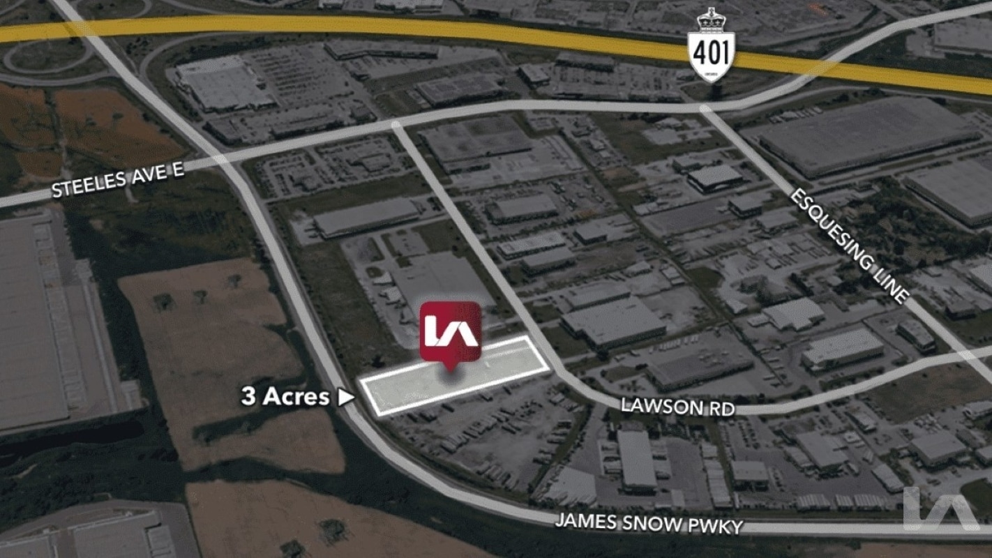 8095 Lawson Rd, Milton, ON for lease Aerial- Image 1 of 2