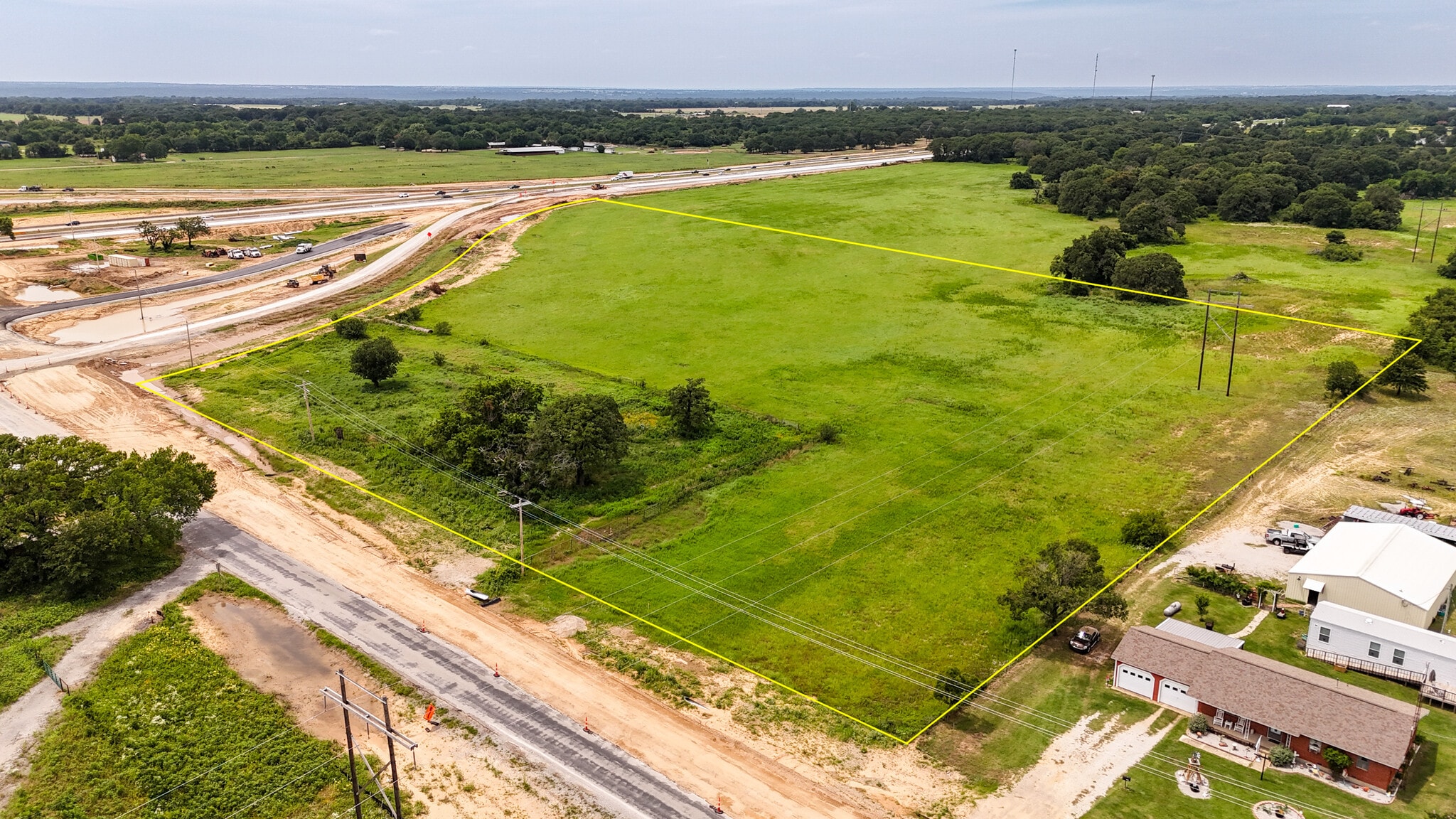 TBD I-35N, Thackerville, OK for sale Aerial- Image 1 of 8