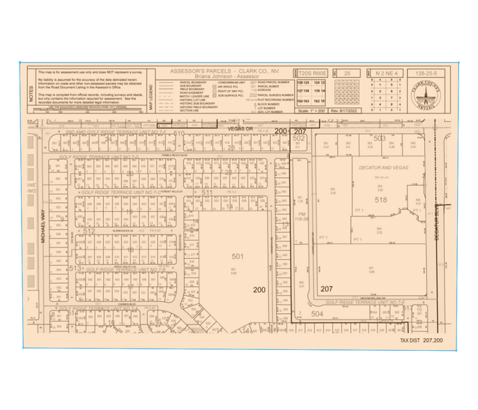 5104 Pebble Beach Blvd, Las Vegas, NV à vendre - Plan cadastral - Image 3 de 3