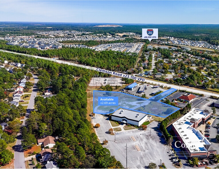 161 Clemson Rd, Columbia, SC à louer - Photo du bâtiment - Image 1 de 4