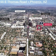 55 E Thomas Rd, Phoenix, AZ - AÉRIEN Vue de la carte - Image1