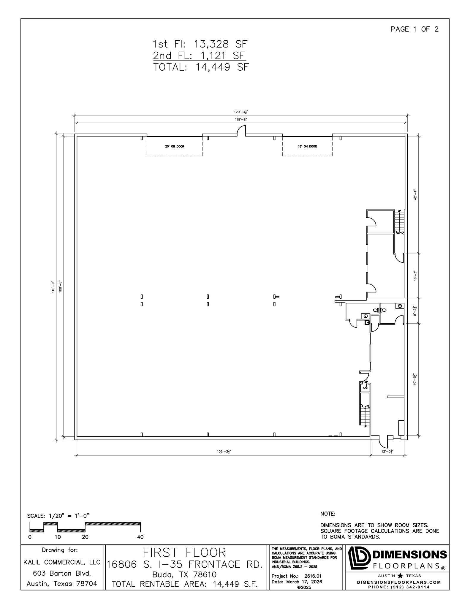 16806 I-35 S, Buda, TX à louer Plan de site- Image 1 de 1