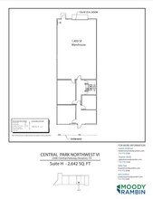 2501 Central Pky, Houston, TX à louer Plan d’étage- Image 1 de 1