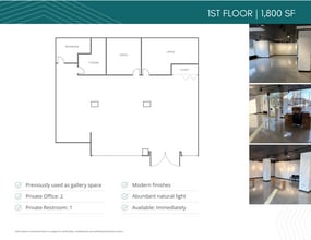 5-25 E Van Buren St, Joliet, IL for lease Floor Plan- Image 1 of 5