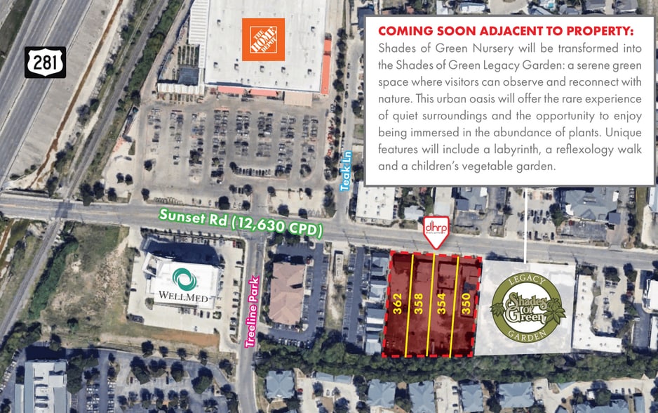 350-362 W Sunset Rd, San Antonio, TX for sale - Aerial - Image 2 of 4