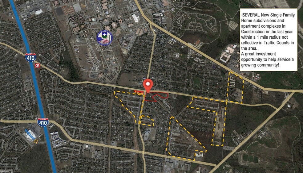 5810 Medina Base Road, San Antonio, TX à vendre - Photo du bâtiment - Image 2 de 3