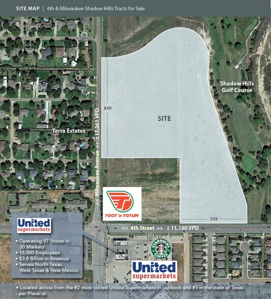 4th & Milwaukee, Ave., Lubbock, TX for sale - Site Plan - Image 1 of 8