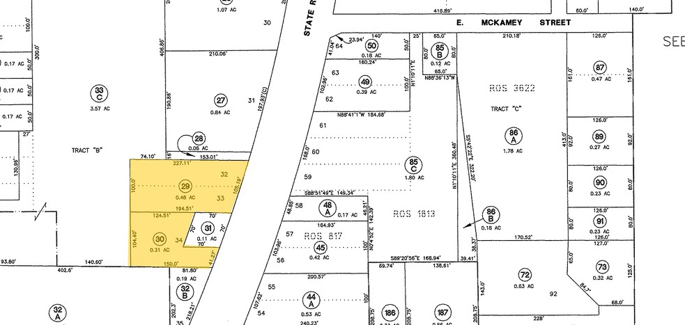 512-516 S Beeline Hwy, Payson, AZ for lease - Plat Map - Image 2 of 8