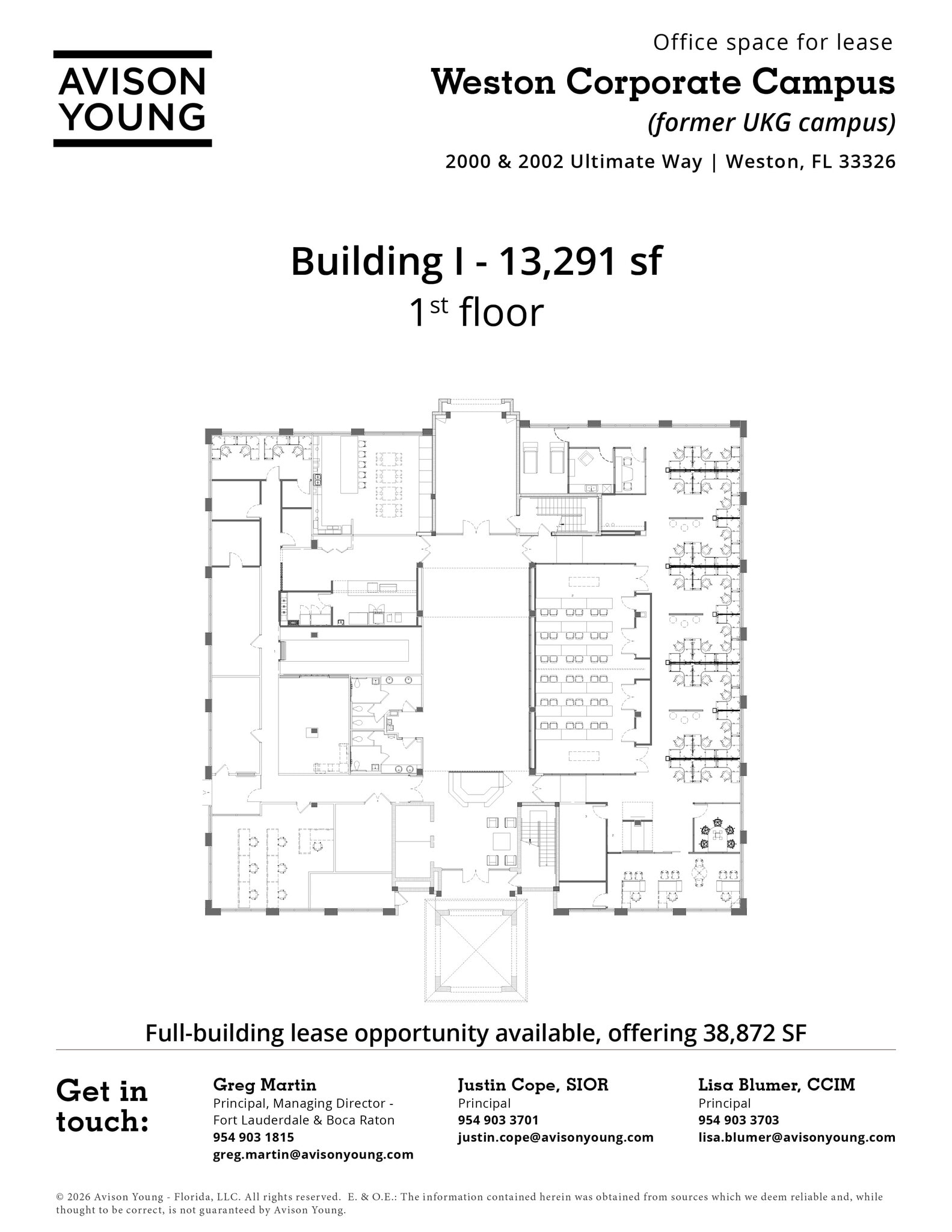2000 Ultimate Way, Weston, FL for lease Floor Plan- Image 1 of 1