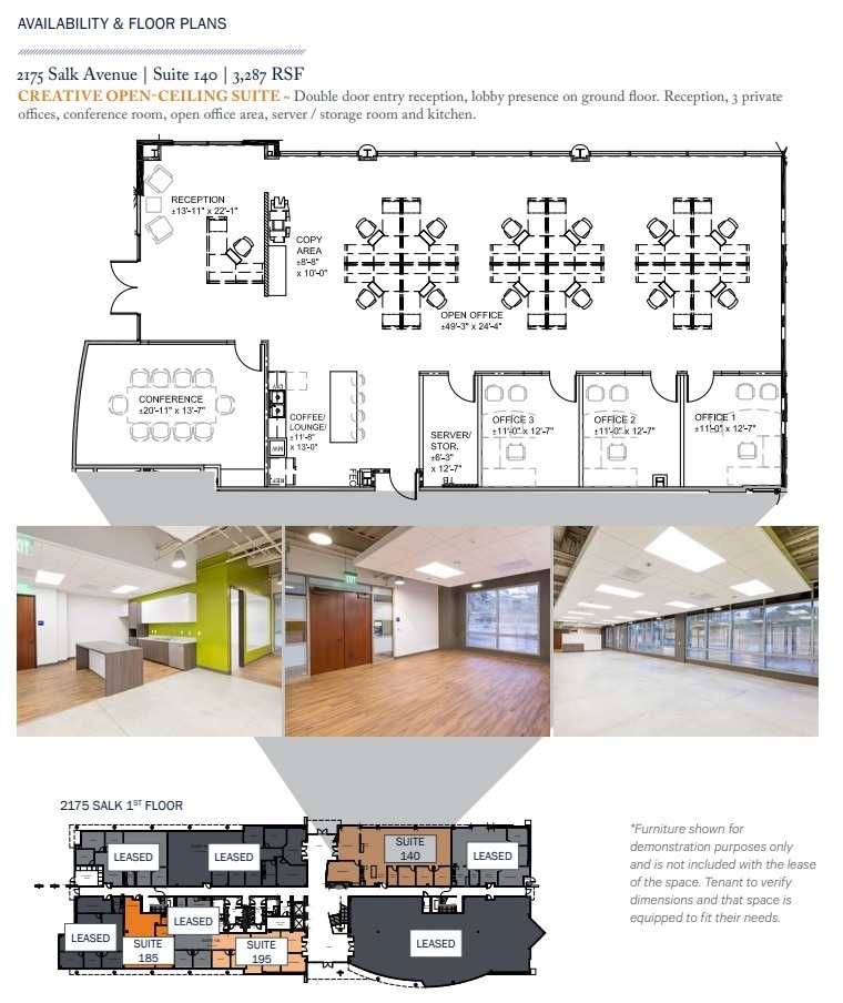 2173 Salk Ave, Carlsbad, CA for lease Floor Plan- Image 1 of 1