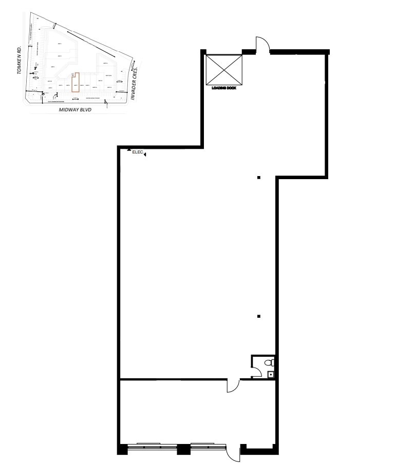 975 Mid-Way Blvd, Mississauga, ON for lease Floor Plan- Image 1 of 1