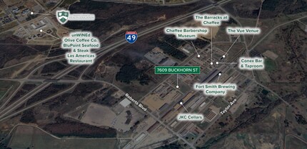 7609 Buckhorn St, Fort Smith, AR - Aerial  map view
