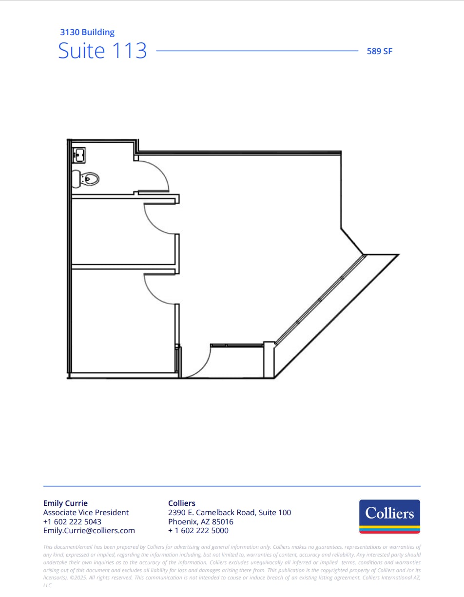 3150 N Arizona Ave, Chandler, AZ à louer Plan d’étage- Image 1 de 1
