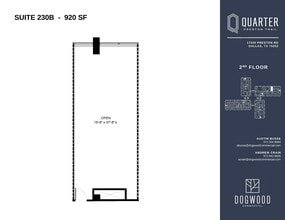 17330 Preston Rd, Dallas, TX à louer Plan d’étage- Image 1 de 1