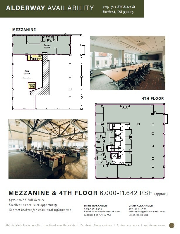 705-711 SW Alder St, Portland, OR à vendre Plan d’étage- Image 1 de 6