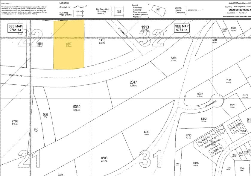 5706 Chapel Hill Rd, Raleigh, NC for lease - Plat Map - Image 3 of 8