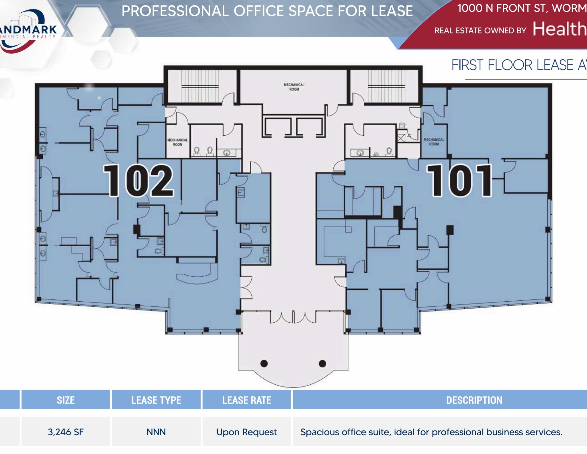 1000 N Front St, Wormleysburg, PA for lease Floor Plan- Image 1 of 5