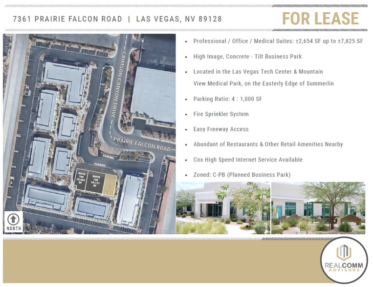7361 Prairie Falcon Rd, Las Vegas, NV for lease - Building Photo - Image 2 of 6