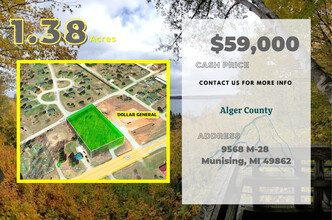 9568 Michigan 28 Hwy, Munising, MI - aerial  map view - Image1