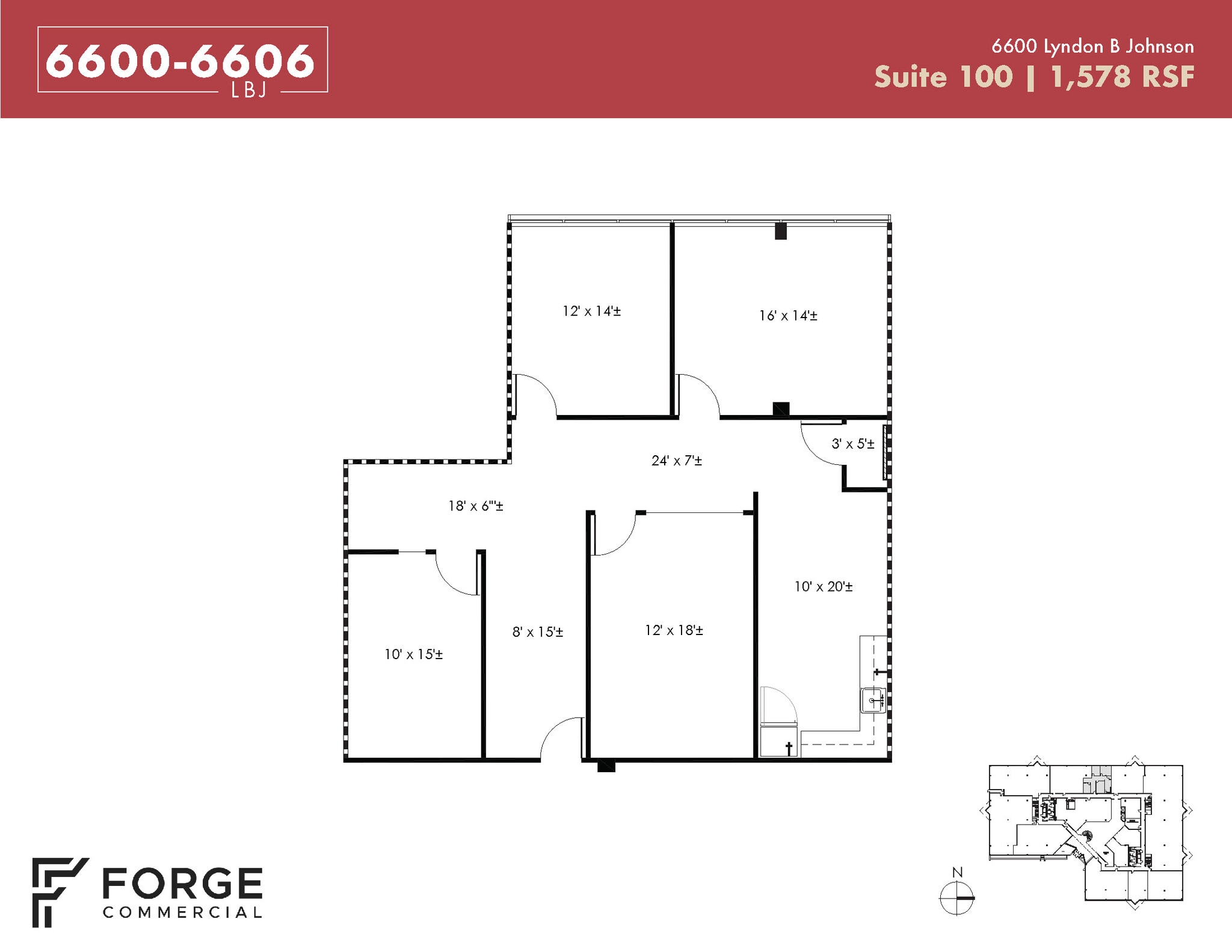 6600 Lyndon B Johnson Fwy, Dallas, TX à louer Photo intérieure- Image 1 de 1