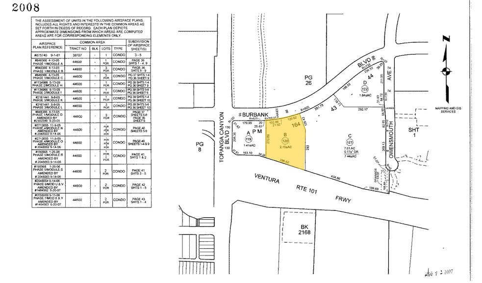 21900 Burbank, Woodland Hills, CA à louer - Plan cadastral - Image 2 de 2