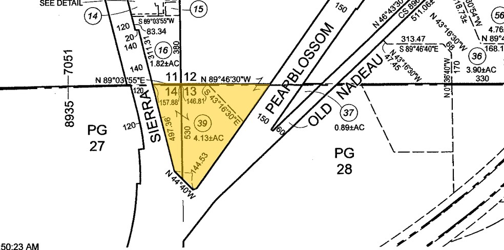 Sierra Hwy & Pearblossom, Palmdale, CA à louer - Plan cadastral - Image 2 de 2