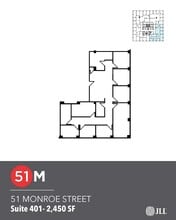 51 Monroe St, Rockville, MD à louer Plan d’étage- Image 1 de 2