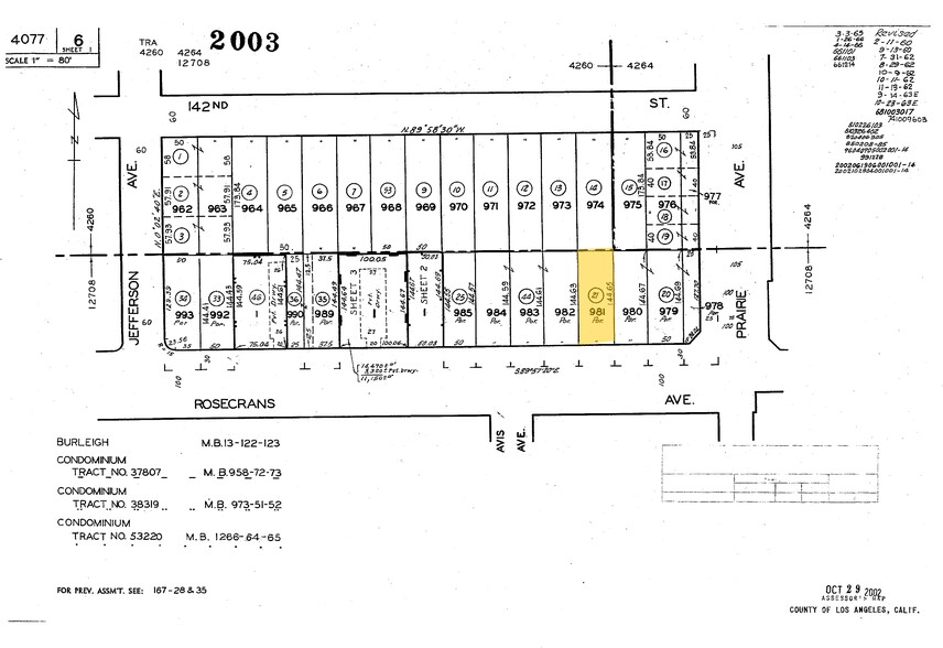 4019 W Rosecrans Ave, Hawthorne, CA à louer - Plan cadastral - Image 1 de 1