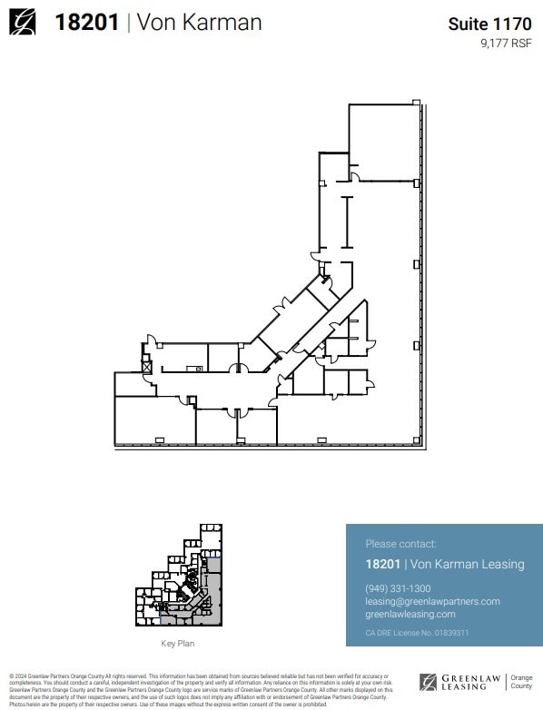 18201 Von Karman Ave, Irvine, CA for lease Floor Plan- Image 1 of 1