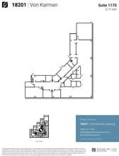 18301 Von Karman Ave, Irvine, CA à louer Plan d’étage- Image 2 de 3