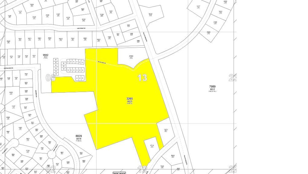 6625-6675 Falls of Neuse Rd, Raleigh, NC for lease - Plat Map - Image 2 of 17