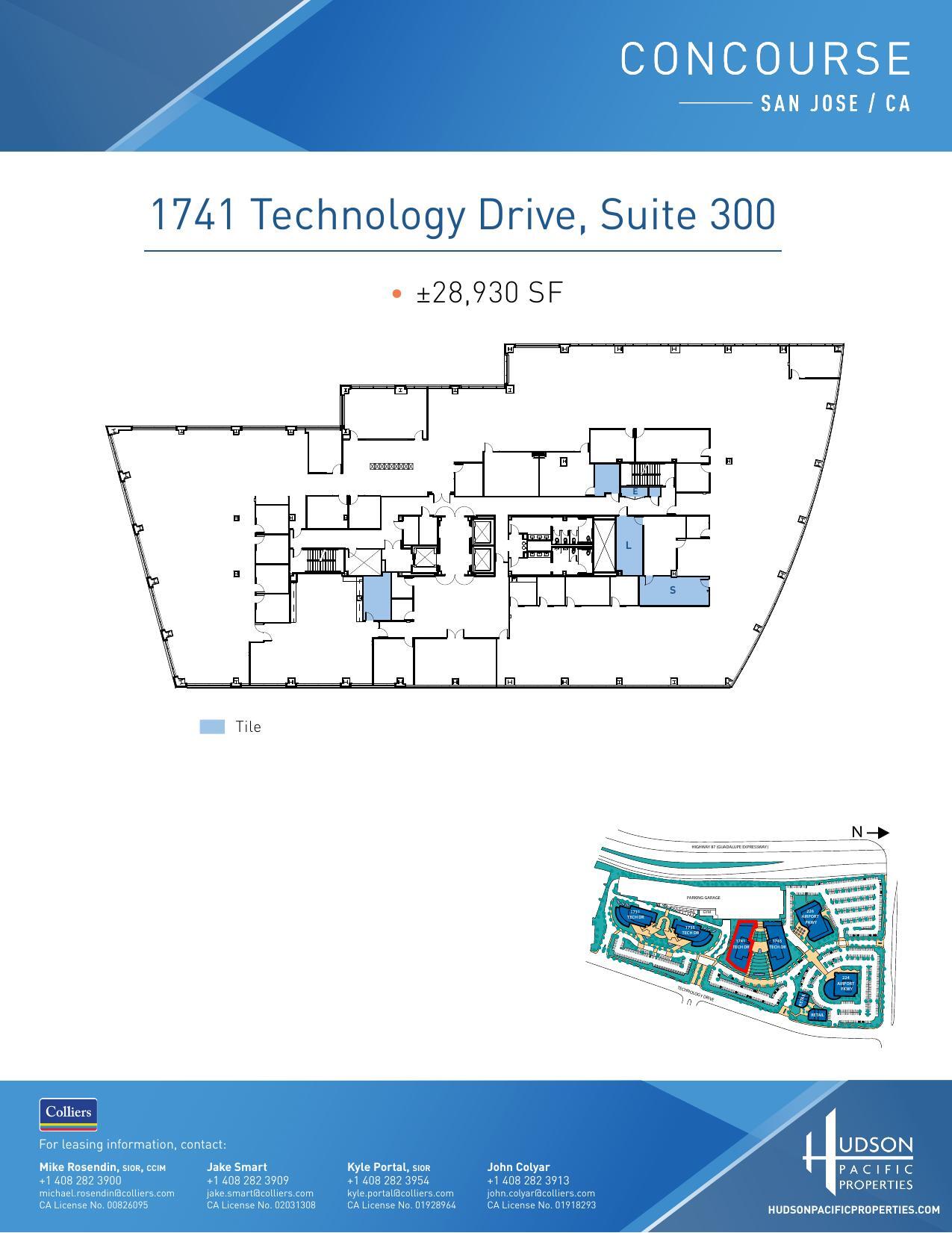 224 Airport Pkwy, San Jose, CA à louer Plan d’étage- Image 1 de 1