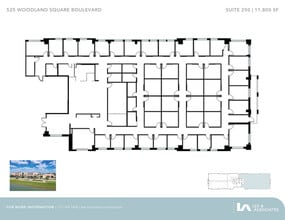 525 Woodland Square Blvd, Conroe, TX à louer Plan d’étage- Image 1 de 1