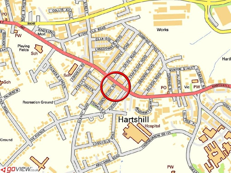 435 Hartshill Rd, Stoke On Trent à louer - Plan cadastral - Image 3 de 3