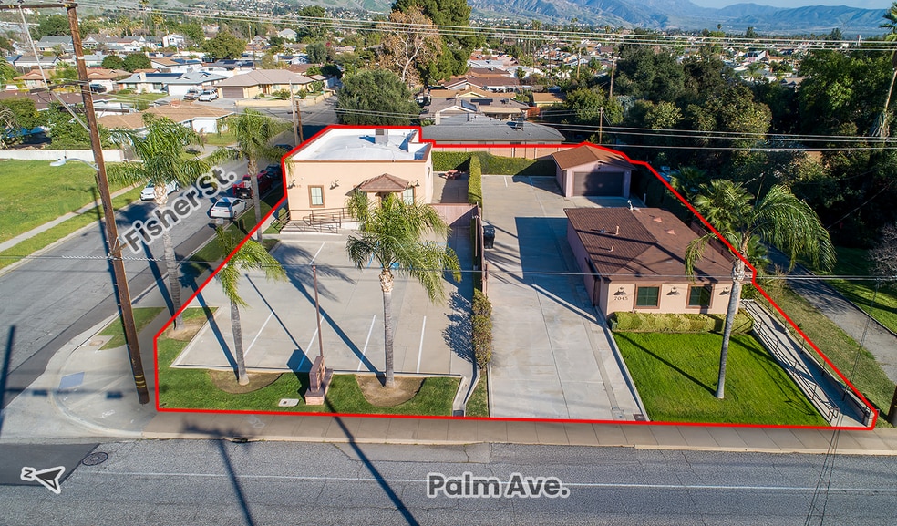 7045 Palm Ave, Highland, CA à vendre - Aérien - Image 3 de 21