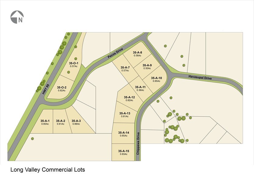 N Pecos Dr, Alton, UT à vendre - Plan de site - Image 3 de 6