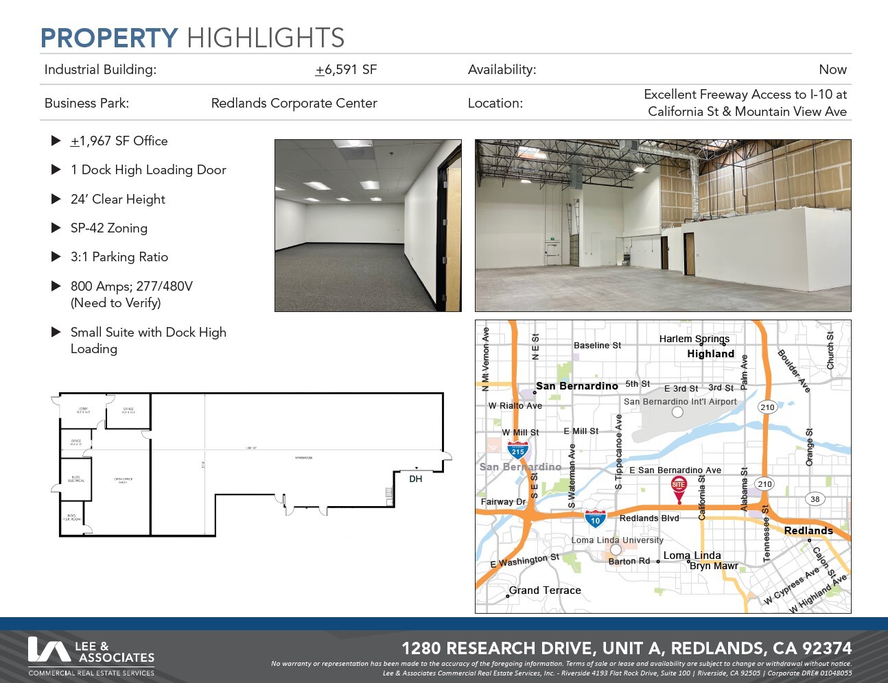 1115 Research Dr, Redlands, CA à louer Plan d  tage- Image 1 de 2